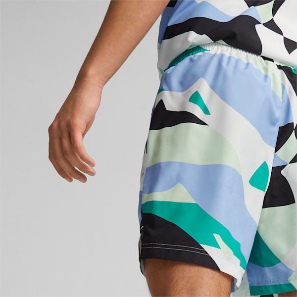 Worldwide All Over Print 6" Regular Fit Shorts, PUMA Black, extralarge-IND